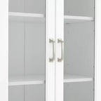 Meuble de rangement de cuisine Crosley 78 Stanton avec portes vitrées