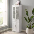 Meuble de rangement de cuisine Crosley 78 Stanton avec portes vitrées