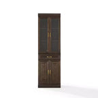 Meuble de rangement de cuisine Crosley 78 Stanton avec portes vitrées