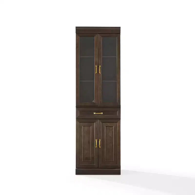 Meuble de rangement de cuisine Crosley 78 Stanton avec portes vitrées