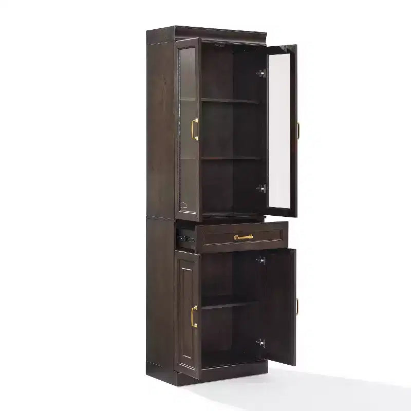 Meuble de rangement de cuisine Crosley 78 Stanton avec portes vitrées