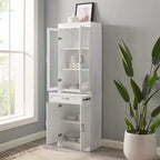 Meuble de rangement de cuisine Crosley 78 Stanton avec portes vitrées