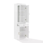 Meuble de rangement de cuisine Crosley 78 Stanton avec portes vitrées