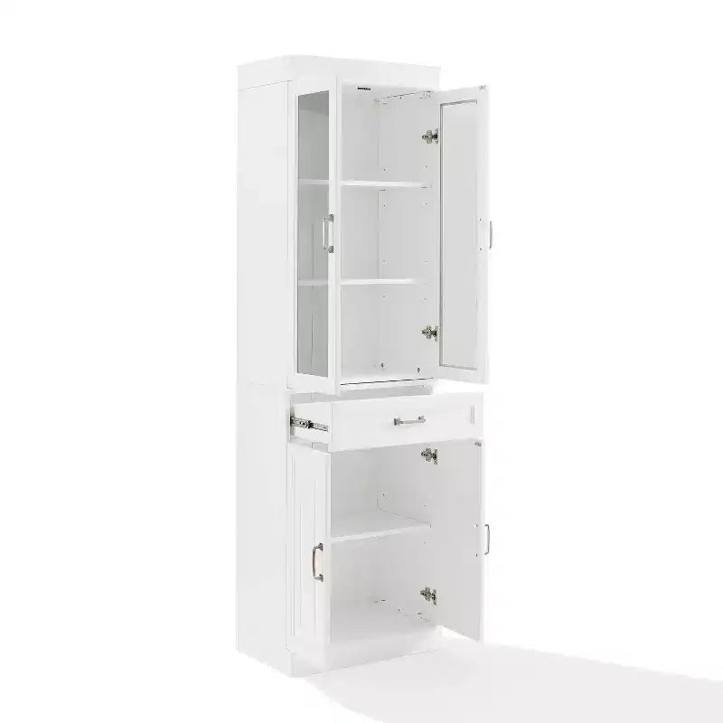 Meuble de rangement de cuisine Crosley 78 Stanton avec portes vitrées