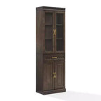 Meuble de rangement de cuisine Crosley 78 Stanton avec portes vitrées
