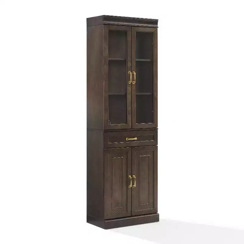 Meuble de rangement de cuisine Crosley 78 Stanton avec portes vitrées
