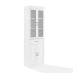 Crosley 78 Stanton Glass Door Kitchen Storage Pantry Cabinet