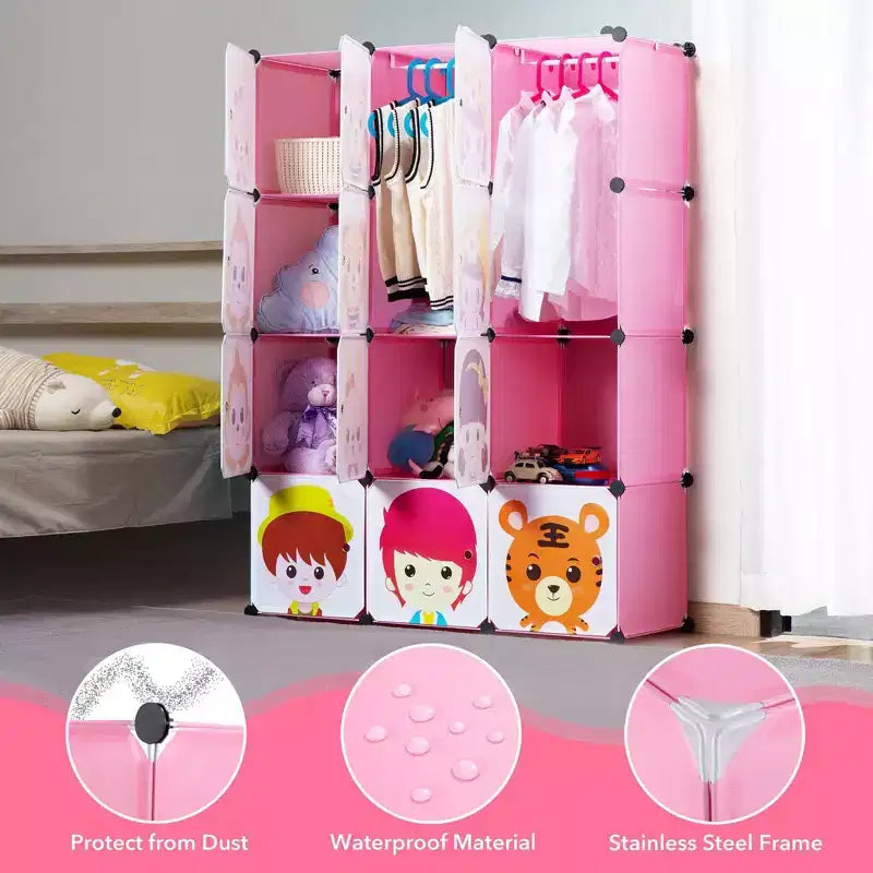 Mount-It! Rangement portable pour vêtements et jouets pour enfants