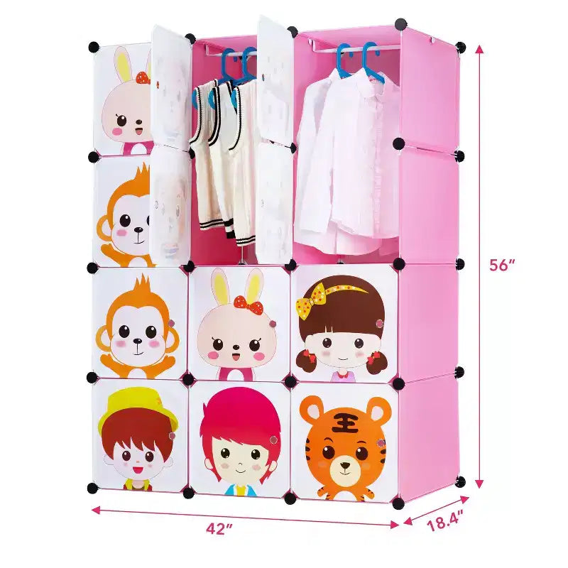 Mount-It! Rangement portable pour vêtements et jouets pour enfants