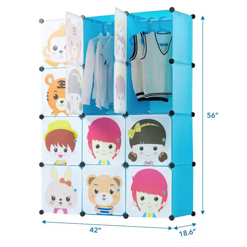 Mount-It! Rangement portable pour vêtements et jouets pour enfants