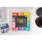 IRIS Meuble de rangement à roulettes en plastique avec 5 tiroirs pour scrapbooking, plateau de rangement et roulettes