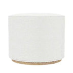 Pouf ottoman HomePop Cloud avec base en bois