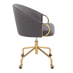 Chaise de bureau Claire et Glam LumiSource