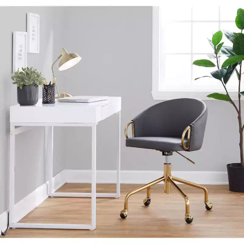 Chaise de bureau Claire et Glam LumiSource