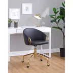 Chaise de bureau Claire et Glam LumiSource