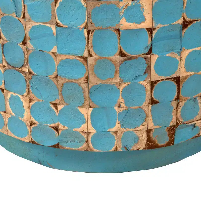 East at Main 25.78" Nouvelle Table d'appoint ronde Hampton Noyer de coco