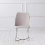 Lot de 2 chaises de salle à manger Glam rembourrées en microfibre - HOMES: Inside + Out