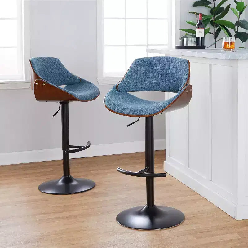 Ensemble de 2 tabourets de bar réglables Fabrizzi - LumiSource