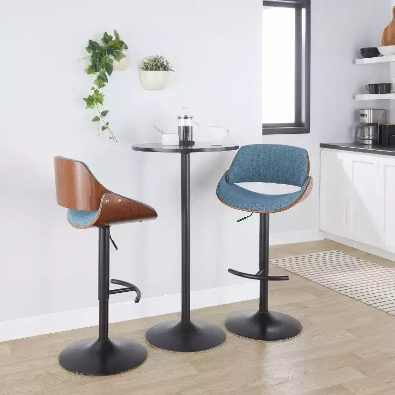 Ensemble de 2 tabourets de bar réglables Fabrizzi - LumiSource