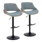 Ensemble de 2 tabourets de bar réglables Fabrizzi - LumiSource