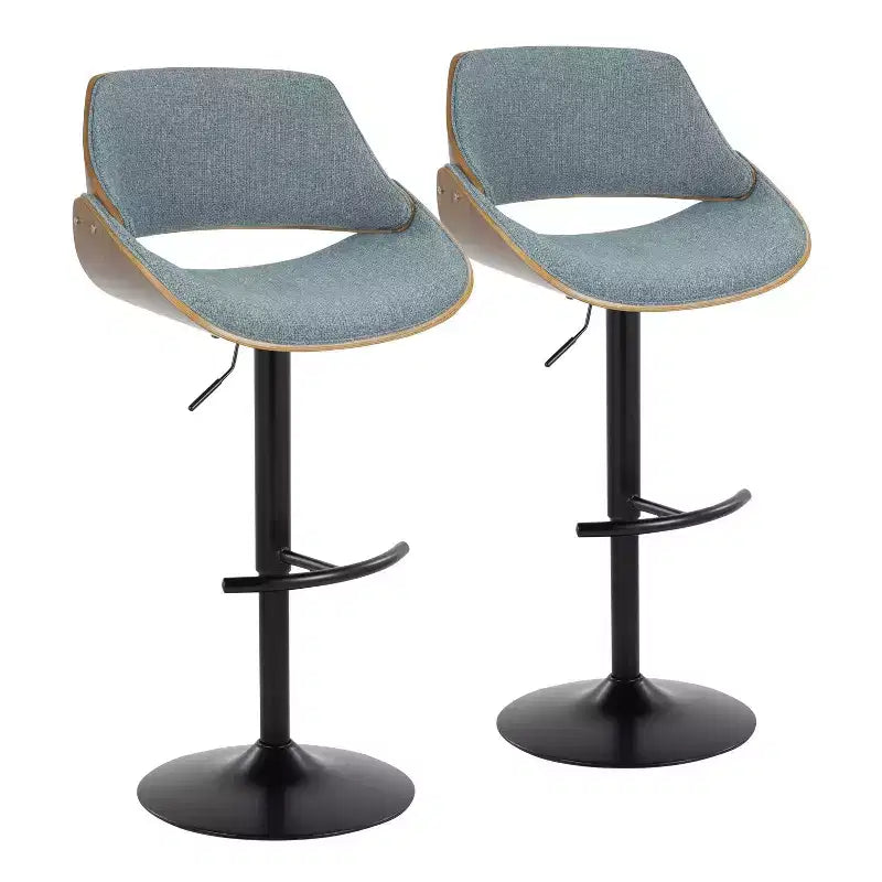 Ensemble de 2 tabourets de bar réglables Fabrizzi - LumiSource