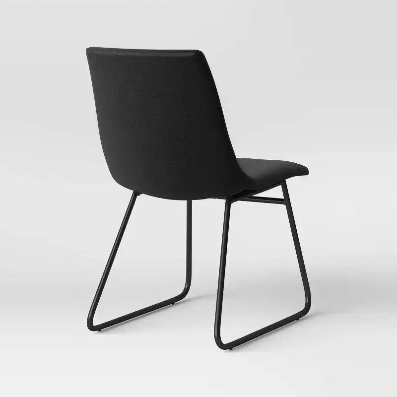 Lot de 2 chaises de salle à manger en similicuir Bowden - Threshold