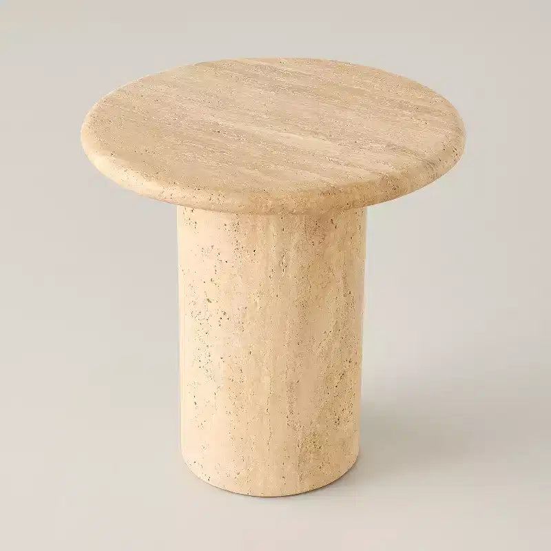 Table d'appoint ronde en travertin - Hearth & Hand with Magnolia