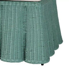 Pouf en rotin Bali & Pari Palm Scallop