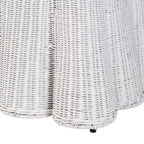 Pouf en rotin Bali & Pari Palm Scallop
