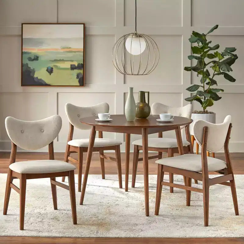 Chaises de salle à manger modernes du milieu du siècle Lifestorey Raylen (lot de 2)