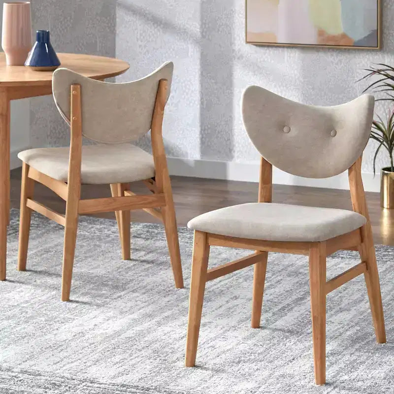 Chaises de salle à manger modernes du milieu du siècle Lifestorey Raylen (lot de 2)
