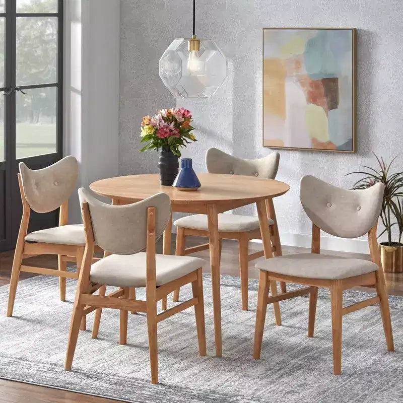 Chaises de salle à manger modernes du milieu du siècle Lifestorey Raylen (lot de 2)
