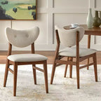 Chaises de salle à manger modernes du milieu du siècle Lifestorey Raylen (lot de 2)