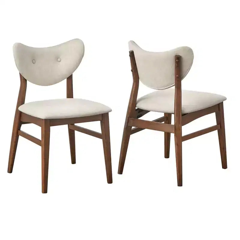Chaises de salle à manger modernes du milieu du siècle Lifestorey Raylen (lot de 2)