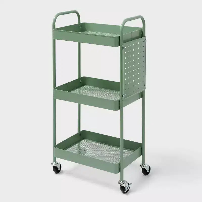3 Tier Pegboard Cart - Brightroom