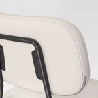 Tabouret de bar à hauteur de comptoir de 24 po rembourré avec base en métal et repose-pieds - Room Essentials