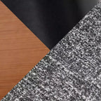 Tabouret de bar LumiSource Cosmo en noyer et tissu Noise