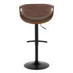 LumiSource Ensemble de 2 tabourets de bar réglables Symphony en PU