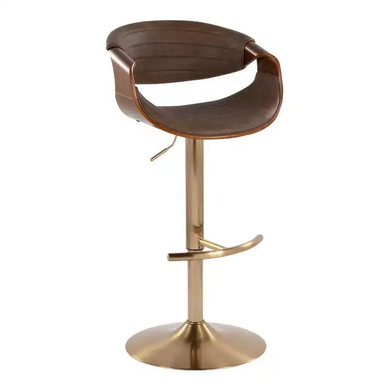 LumiSource Ensemble de 2 tabourets de bar réglables Symphony en PU
