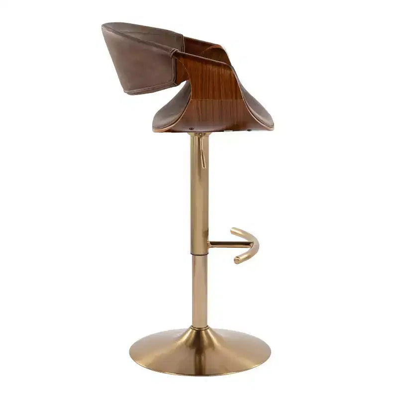 LumiSource Ensemble de 2 tabourets de bar réglables Symphony en PU