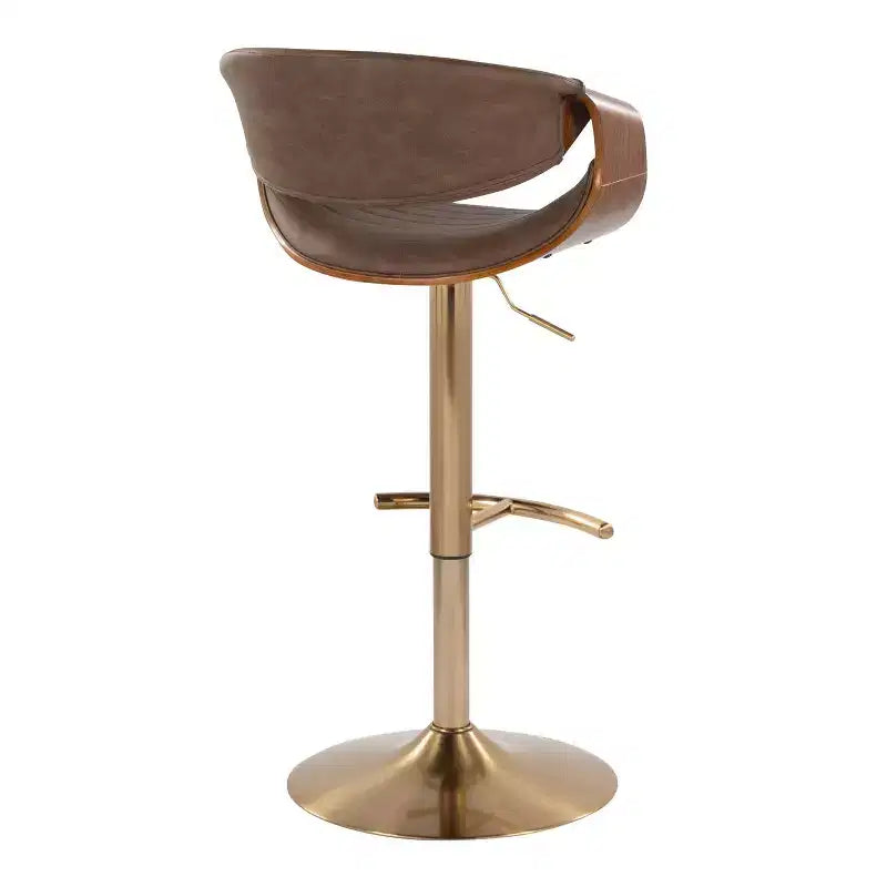 LumiSource Ensemble de 2 tabourets de bar réglables Symphony en PU