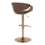 LumiSource Ensemble de 2 tabourets de bar réglables Symphony en PU