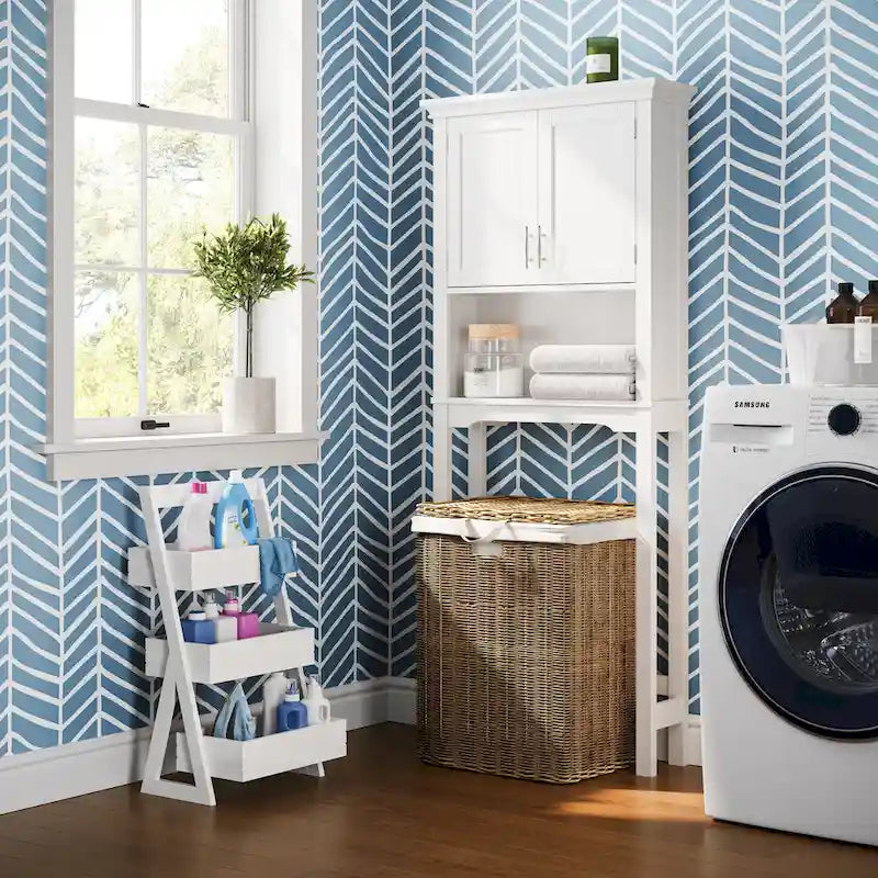 RiverRidge Home Organiseur portable léger à 3 étagères - Blanc