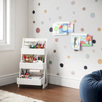 RiverRidge Home Organiseur portable léger à 3 étagères - Blanc
