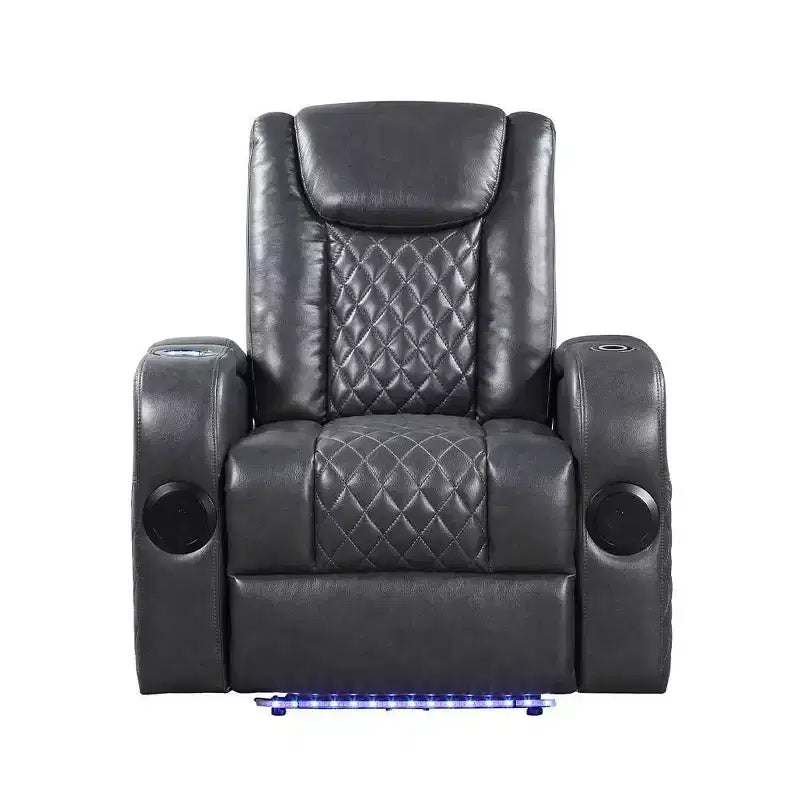 Canapé inclinable électrique en cuir synthétique Alair Acme Furniture