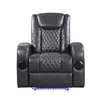 Canapé inclinable électrique en cuir synthétique Alair Acme Furniture