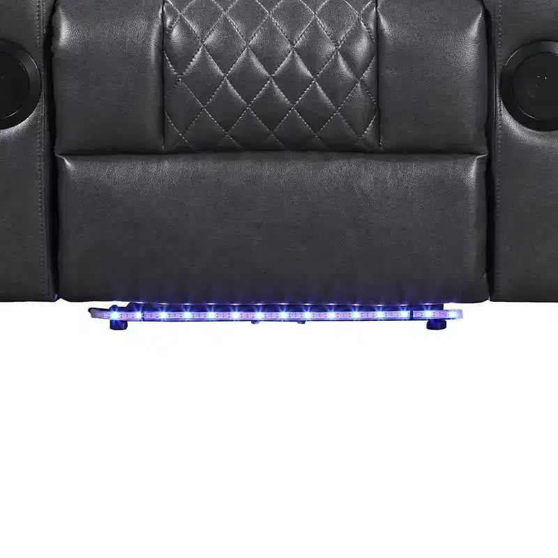 Canapé inclinable électrique en cuir synthétique Alair Acme Furniture