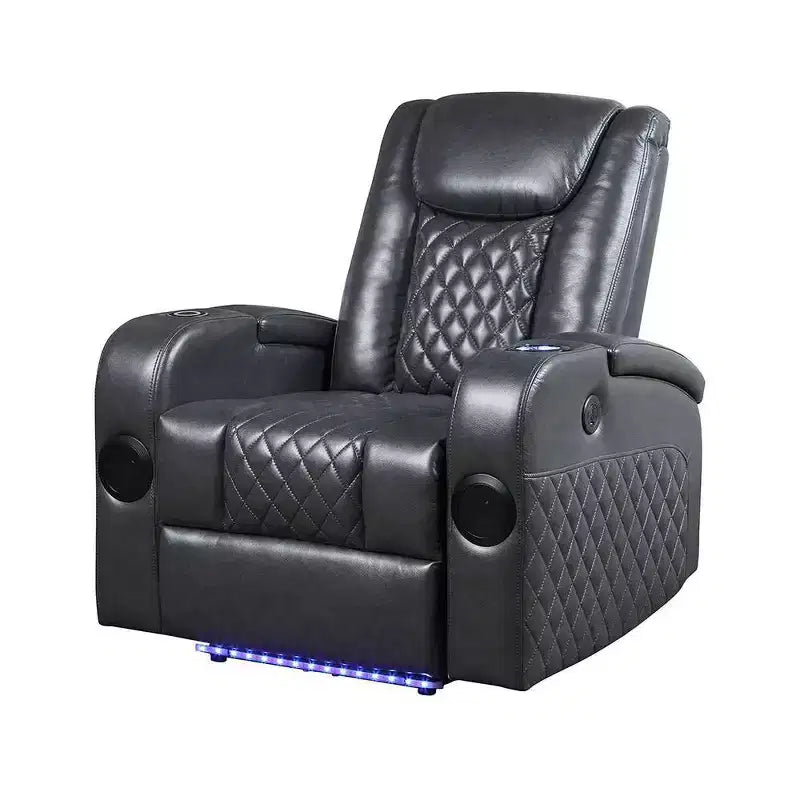 Canapé inclinable électrique en cuir synthétique Alair Acme Furniture