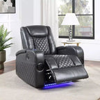 Canapé inclinable électrique en cuir synthétique Alair Acme Furniture