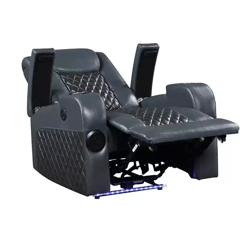 Canapé inclinable électrique en cuir synthétique Alair Acme Furniture